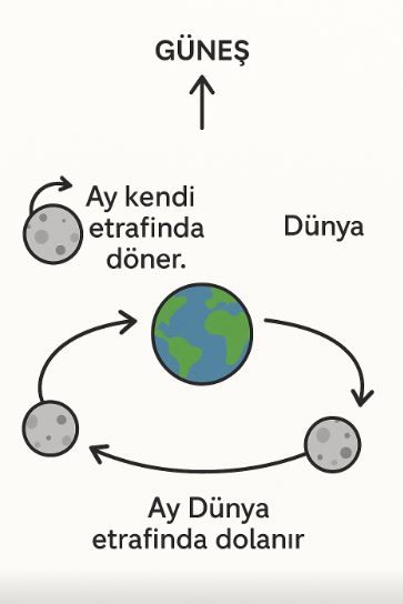 Ayın dönme ve dolanma hareketi